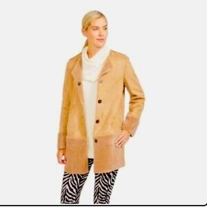 J McLaughlin NWT Carson suede/shearling jacket xs